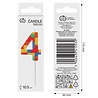 Godan Lego Cijfer 4 Kaars 3,5x10,5cm | per stuk Godan Lego Cijfer 4 Kaars 3,5x10,5cm | per stuk