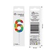 Godan Lego Number 6 Candle 3.5x10.5cm | per piece