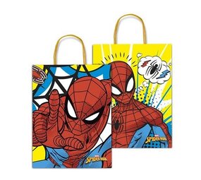 Haza - Witbaard Spiderman Uitdeelzakje 21x16cm | per stuk Haza - Witbaard Spiderman Uitdeelzakje 21x16cm | per stuk