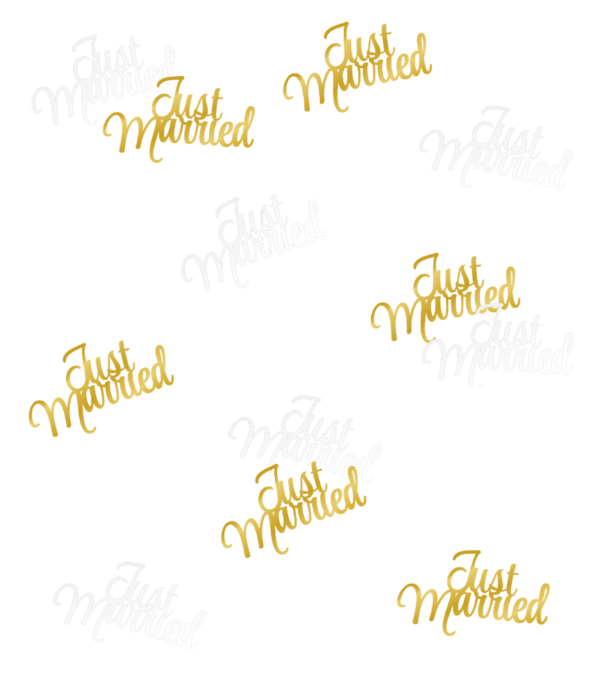 Paper Dreams Just Married Confetti | 14 gram Paper Dreams Just Married Confetti | 14 gram