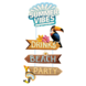 Paper Dreams Deurbord Summer Vibes 27x60cm | per stuk Paper Dreams Deurbord Summer Vibes 27x60cm | per stuk