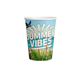 Paper Dreams Bekers Summer Vibes 200ml | 8 stuks Paper Dreams Bekers Summer Vibes 200ml | 8 stuks