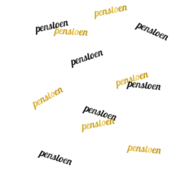 Paper Dreams Confetti Tafeldecoratie Pensioen Classy | per zakje van 14 gram