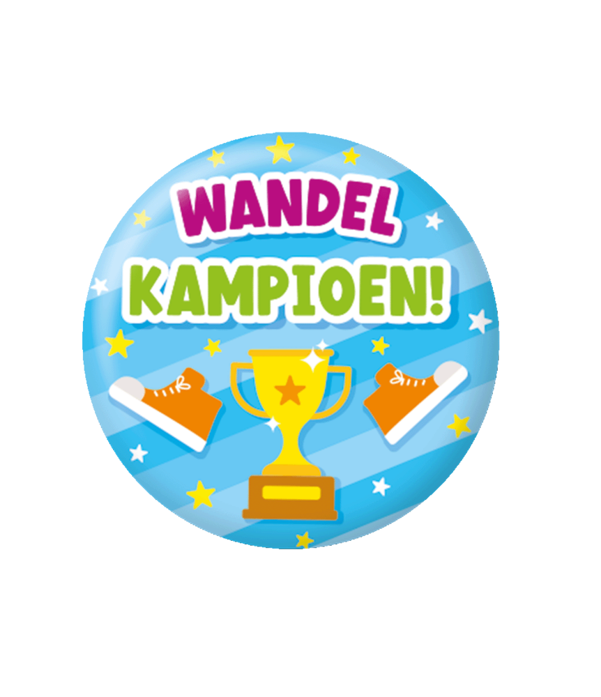 Paper Dreams Walking Champion Knopf 5,5 cm | pro Stück