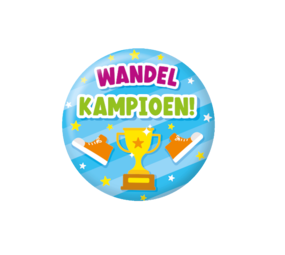 Paper Dreams Button Wandel Kampioen 5,5cm | per stuk Paper Dreams Button Wandel Kampioen 5,5cm | per stuk