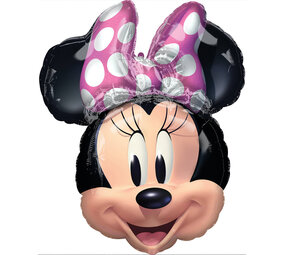 Folat Minnie Mouse SuperShape Folie Ballon 63x55cm | per stuk Folat Minnie Mouse SuperShape Folie Ballon 63x55cm | per stuk