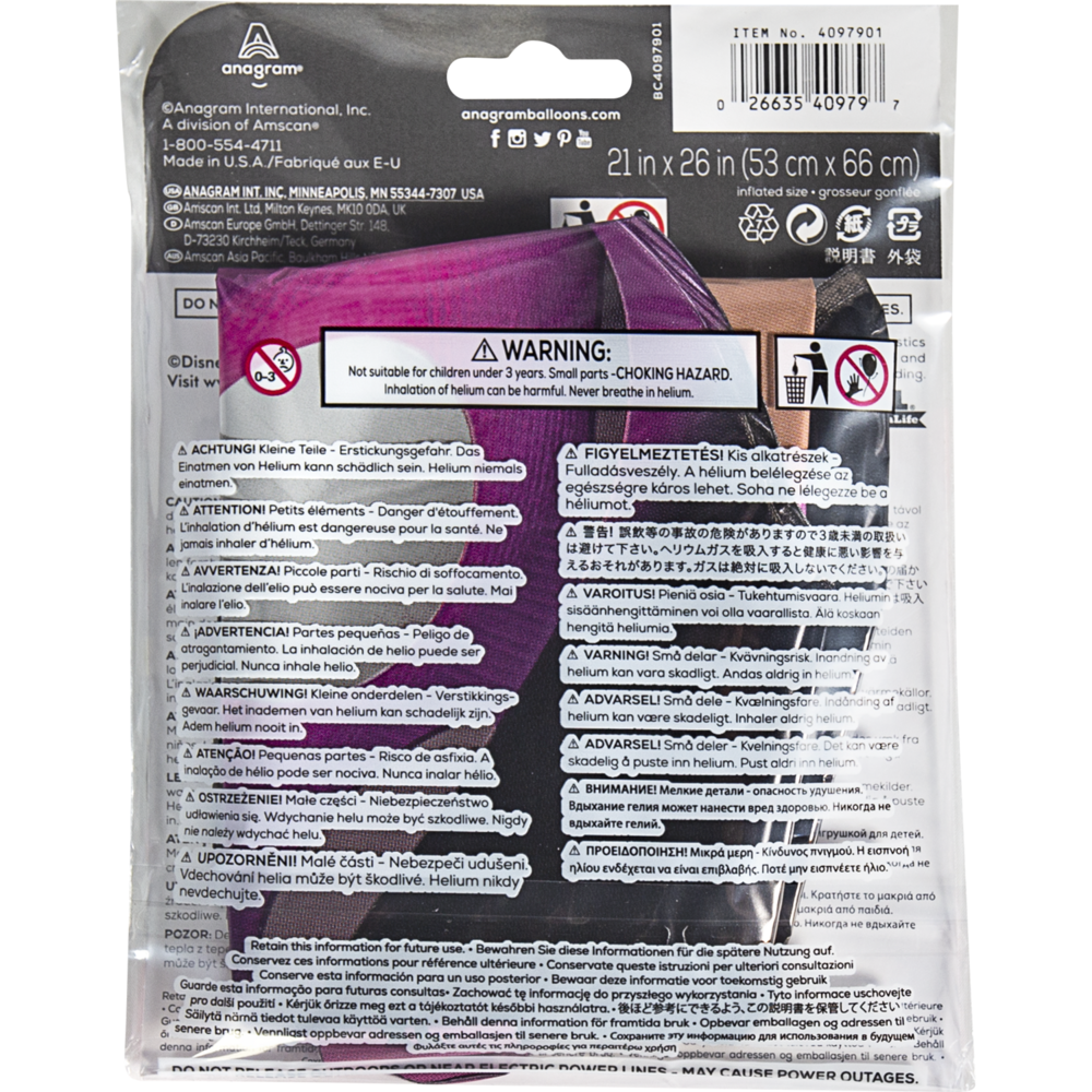 Folat Minnie Mouse SuperShape Folie Ballon 63x55cm | per stuk Folat Minnie Mouse SuperShape Folie Ballon 63x55cm | per stuk