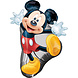 Folat Mickey Mouse SuperShape Folie Ballon 78x55cm | per stuk Folat Mickey Mouse SuperShape Folie Ballon 78x55cm | per stuk