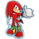 BOBOFUNNCO Sonic Knuckles SuperShape Folie Ballon 66cm | per stuk BOBOFUNNCO Sonic Knuckles SuperShape Folie Ballon 66cm | per stuk