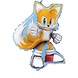 BOBOFUNNCO Sonic Tail SuperShape Folie Ballon 66cm | per stuk BOBOFUNNCO Sonic Tail SuperShape Folie Ballon 66cm | per stuk
