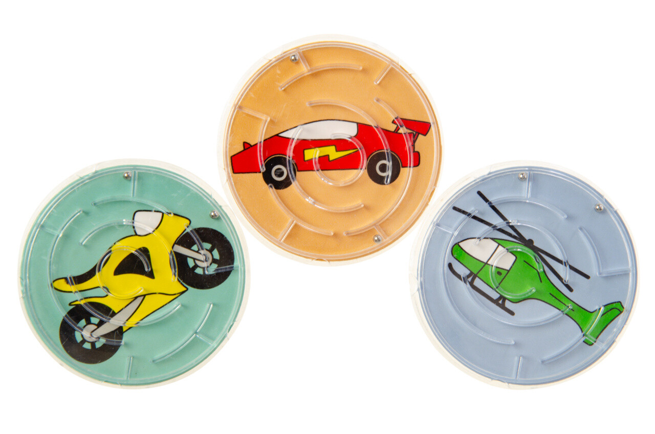 LG Imports Jeu de patience Véhicules 6 cm | 12 pièces