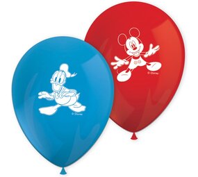 Procos Party Ballonnen Mickey Mouse 28cm | 8 stuks Procos Party Ballonnen Mickey Mouse 28cm | 8 stuks