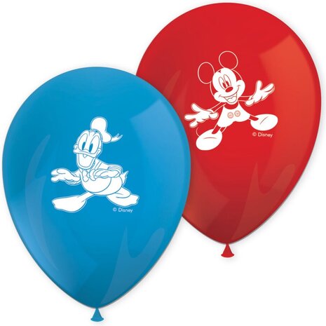 Procos Party Ballonnen Mickey Mouse 28cm | 8 stuks Procos Party Ballonnen Mickey Mouse 28cm | 8 stuks
