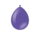 Paarse ballonnen 30cm | 10, 25, 50 of 100 stuks