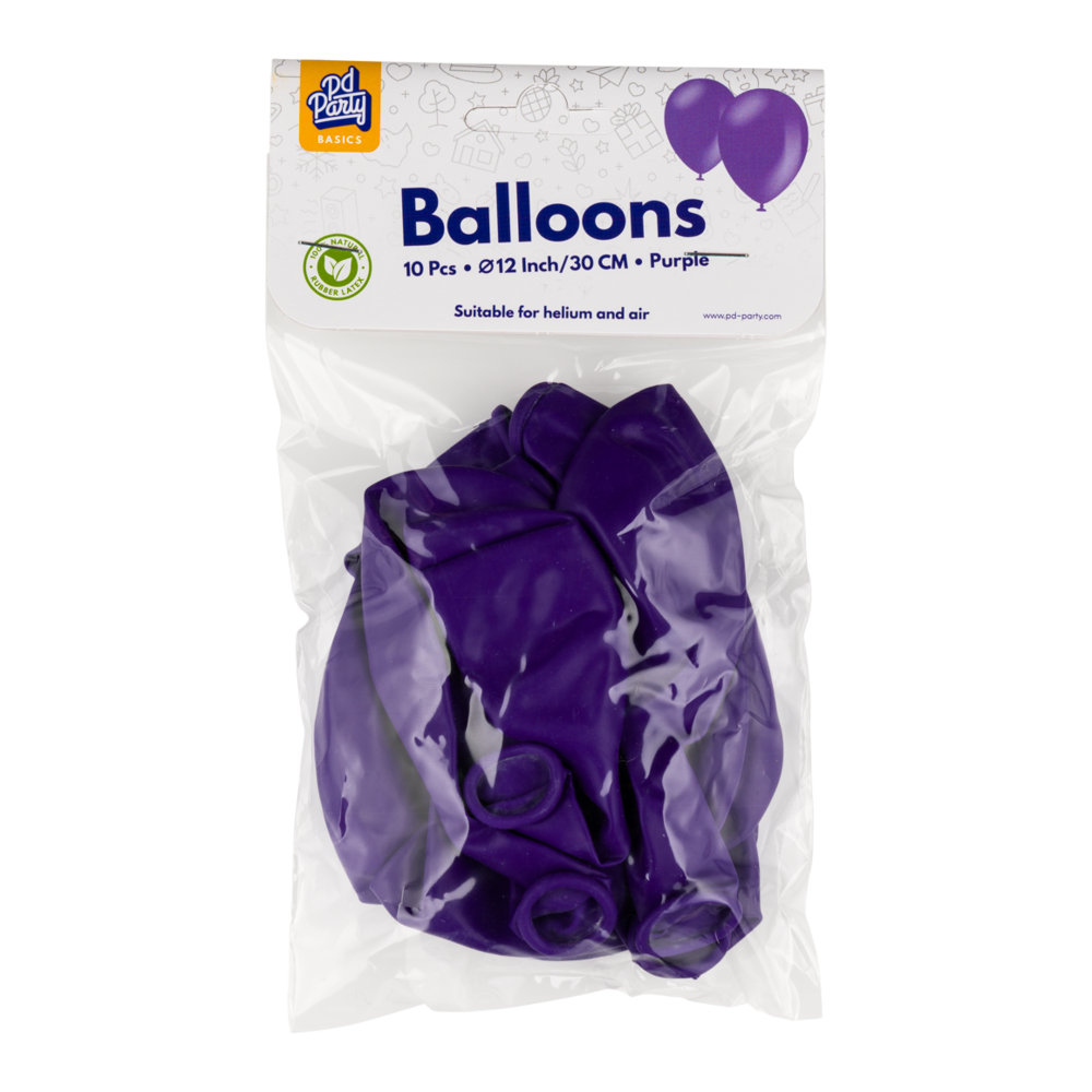 Paper Dreams Lila Luftballons, 30 cm | 10, 25, 50 oder 100 Stück