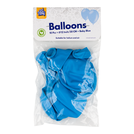 Paper Dreams Lichtblauwe Ballonnen 30cm | 10, 25, 50 of 100 stuks Paper Dreams Lichtblauwe Ballonnen 30cm | 10, 25, 50 of 100 stuks
