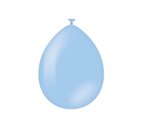 Paper Dreams Ballons bleu clair 30 cm | 10, 25, 50 ou 100 pièces