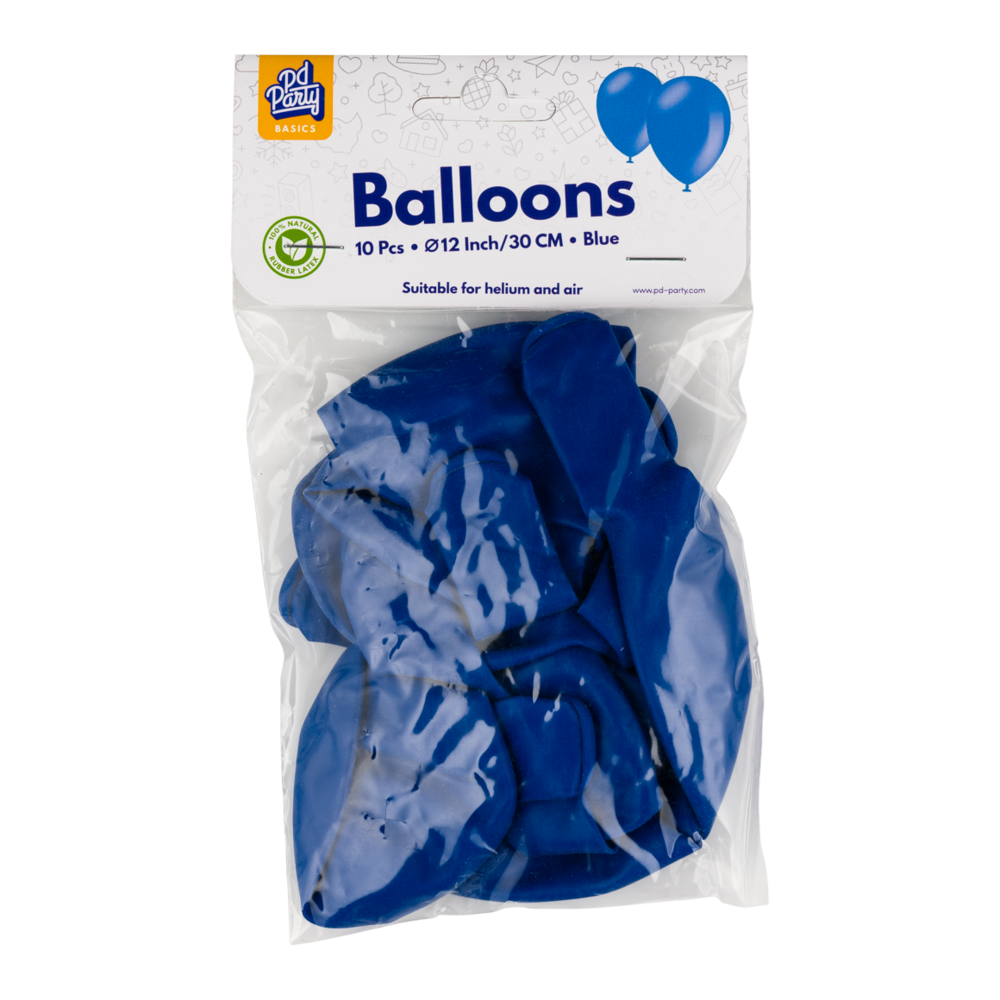 Paper Dreams Blue Balloons 30cm | 10, 25, 50 or 100 pieces