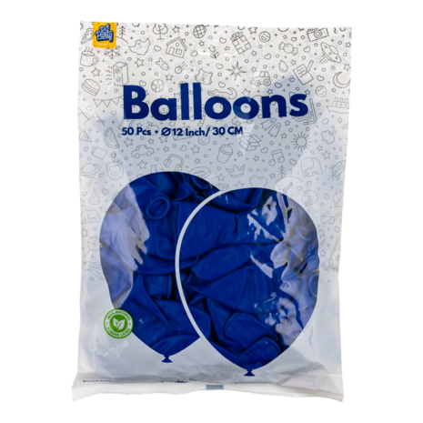 Paper Dreams Donkerblauwe Ballonnen 30cm | 10, 25, 50 of 100 stuks Paper Dreams Donkerblauwe Ballonnen 30cm | 10, 25, 50 of 100 stuks