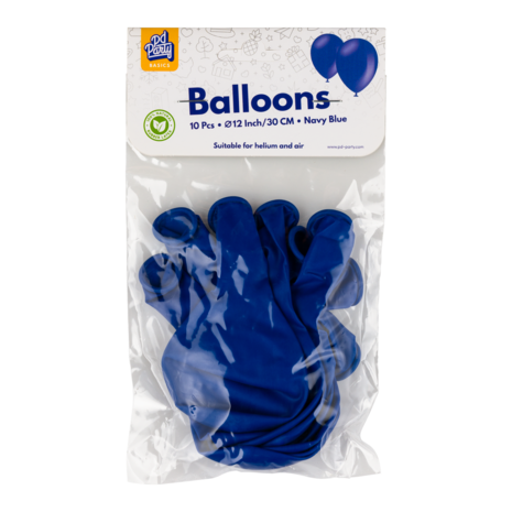 Paper Dreams Donkerblauwe Ballonnen 30cm | 10, 25, 50 of 100 stuks Paper Dreams Donkerblauwe Ballonnen 30cm | 10, 25, 50 of 100 stuks