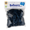 Paper Dreams Ballons métallisés bleu foncé 30 cm | 10, 25, 50 ou 100 pièces Paper Dreams Ballons métallisés bleu foncé 30 cm | 10, 25, 50 ou 100 pièces