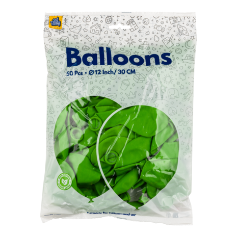 Paper Dreams Lime Groene Ballonnen 30cm | 10, 25, 50 of 100 stuks Paper Dreams Lime Groene Ballonnen 30cm | 10, 25, 50 of 100 stuks