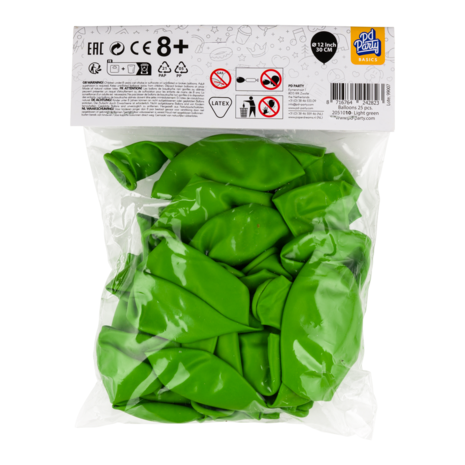 Paper Dreams Lime Groene Ballonnen 30cm | 10, 25, 50 of 100 stuks Paper Dreams Lime Groene Ballonnen 30cm | 10, 25, 50 of 100 stuks