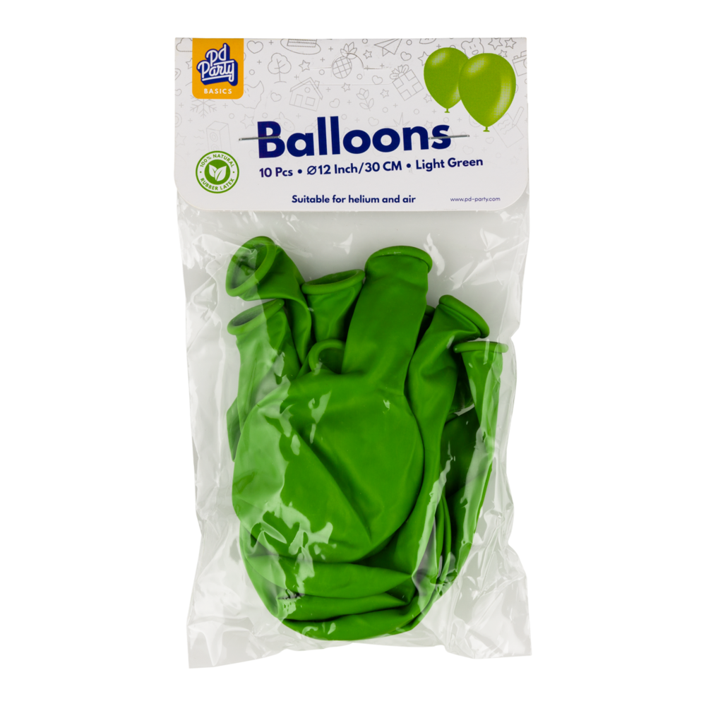 Paper Dreams Lime Groene Ballonnen 30cm | 10, 25, 50 of 100 stuks Paper Dreams Lime Groene Ballonnen 30cm | 10, 25, 50 of 100 stuks