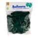 Paper Dreams Dunkelgrüne Metallic-Luftballons, 30 cm | 10, 25, 50 oder 100 Stück