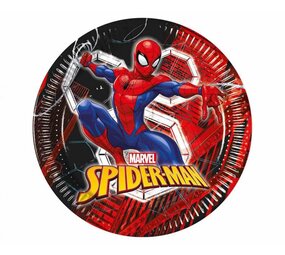 Procos Party Spiderman Borden World Of Webs 23cm | 8 stuks Procos Party Spiderman Borden World Of Webs 23cm | 8 stuks