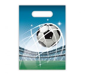 Procos Party Football Party Bags Soccer Fans 16x22cm | 6 pieces