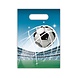 Procos Party Fußball-Partytüten für Fans, 16 x 22 cm | 6 Stück