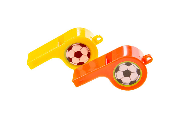 LG Imports Fußballpfeifen aus Kunststoff | 12 Stück