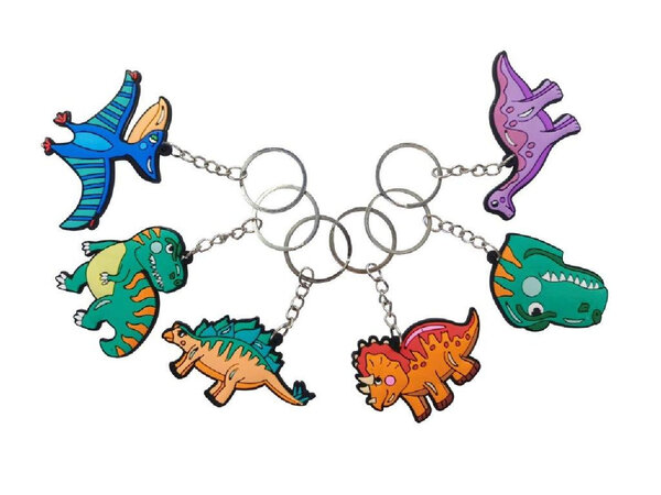 LG Imports Dinosaurus Sleutelhanger | 12 stuks LG Imports Dinosaurus Sleutelhanger | 12 stuks