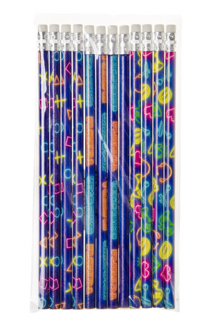 LG Imports Gamer Neon Pencils 19cm | 12 pieces