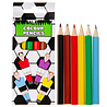 LG Imports Crayons de couleur sur le thème du football, 9 cm | 24 boîtes