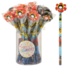 Henbrandt Piratenbleistift mit Radiergummi, 19 cm | 24 Stück