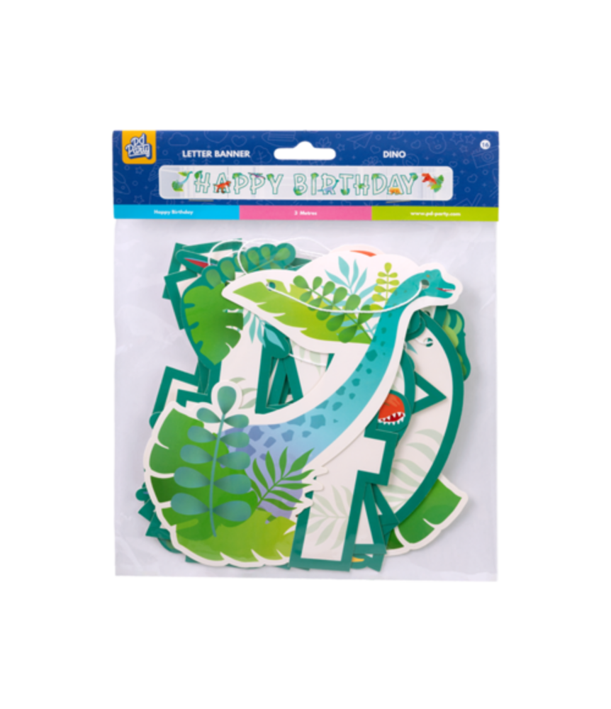 Paper Dreams Dino World Letter Garland 2.5m | per piece