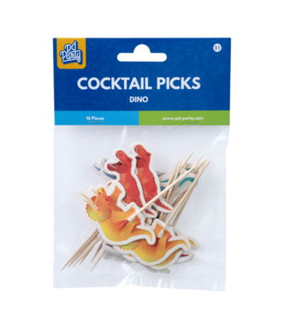 Paper Dreams Brochettes Dino World | 16 pièces