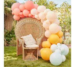 Ginger Ray Ballonboog DIY Muted Pastel 4mtr | per kit Ginger Ray Ballonboog DIY Muted Pastel 4mtr | per kit
