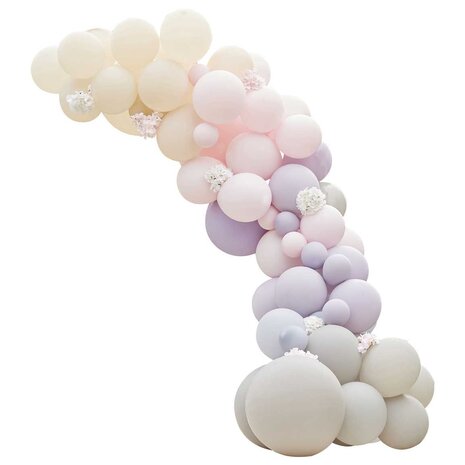 Ginger Ray Balloon Arch DIY Grey Lilac Pink 4 meters | per kit