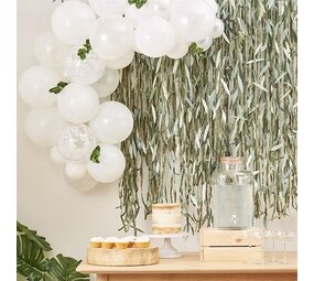 Ginger Ray Ballonbogen zum Selbermachen, weißer Eukalyptus, 3 m | pro Set
