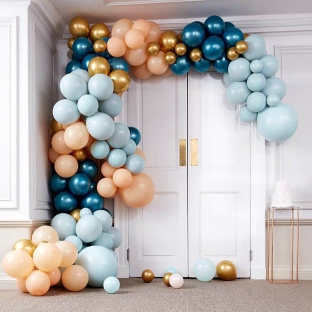 Ginger Ray Luxury Green and Gold DIY Balloon Arch 12 meters | per kit