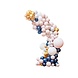 Ginger Ray DIY Balloon Arch Luxury Marble, Grey, Gold 12 meters | per kit