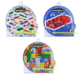 Henbrandt Lego Flipper Spelletje 6cm | 12 stuks Henbrandt Lego Flipper Spelletje 6cm | 12 stuks