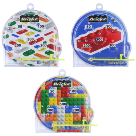 Henbrandt Lego Flipper Spelletje 6cm | 12 stuks