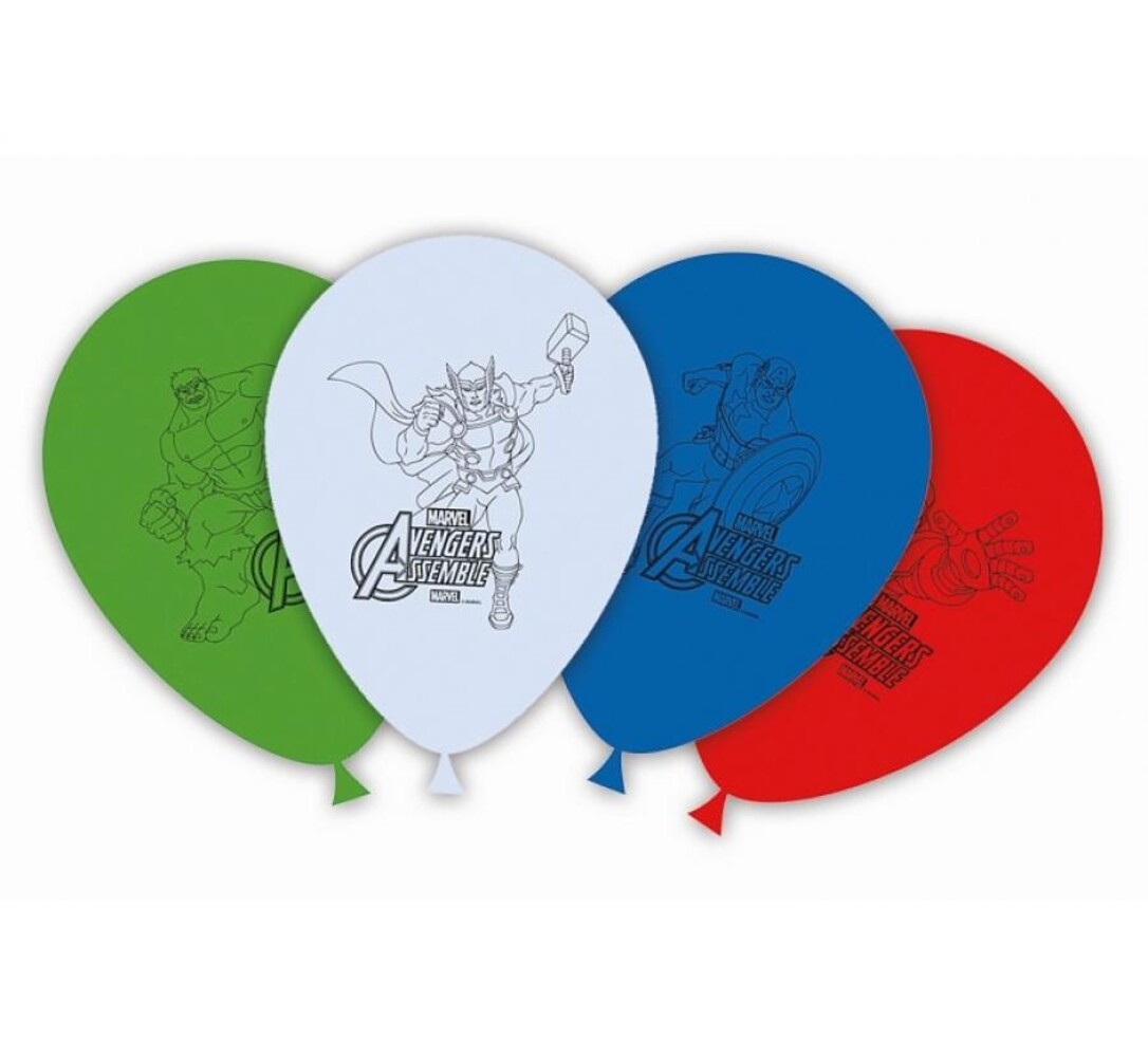 Procos Party Ballons Avengers Pierres d'Infinité 28 cm | 8 pièces