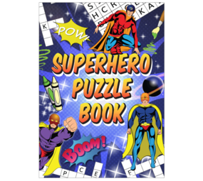 Henbrandt Superhero Puzzle Booklet 14x10cm | 12 pieces