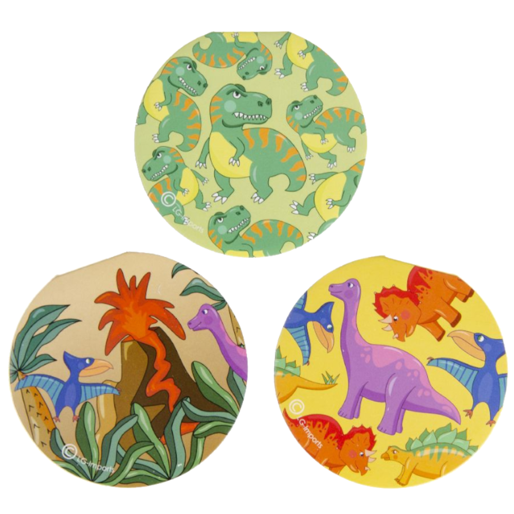LG Imports Dinosaurier-Notizbuch 8 cm | 12 Stück