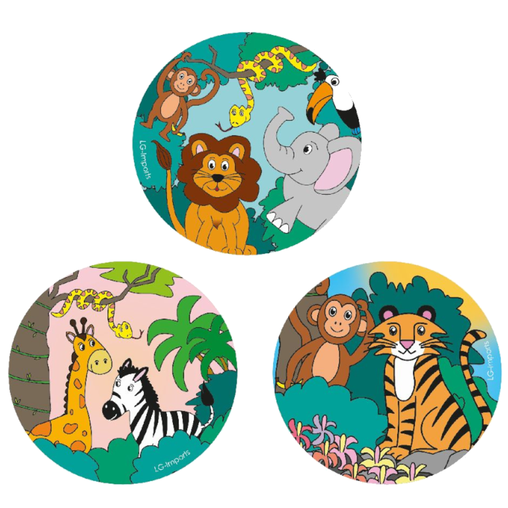 LG Imports Jungle Animals Notebook 8cm | 12 pieces